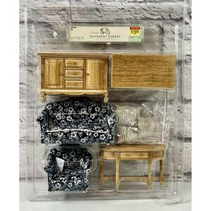 *NEW* Mayberry Miniatures Living Room Set Dollhouse Furniture 10 Pieces Wood